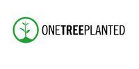 ONETREEPLANTED logo with green tree icon and black text on white background