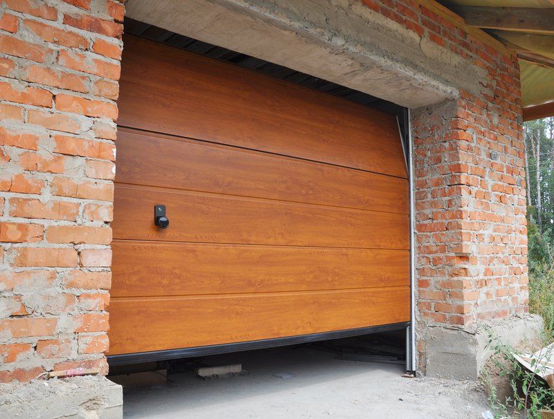 Brown Steel garage door