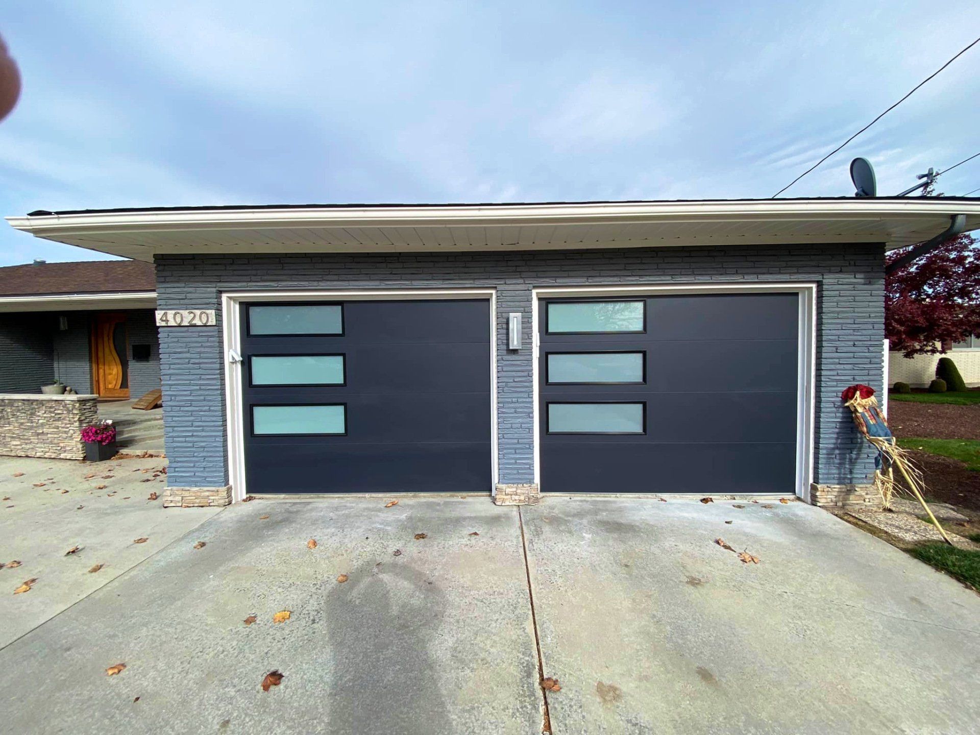 Garage door design