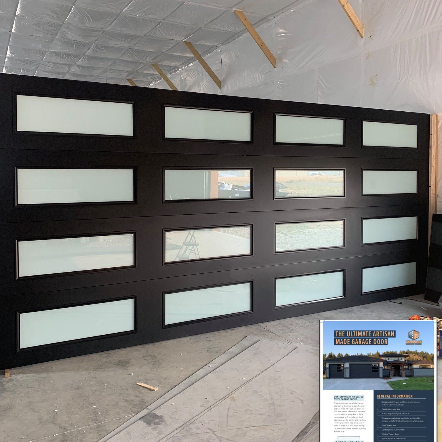 Modern garage door design