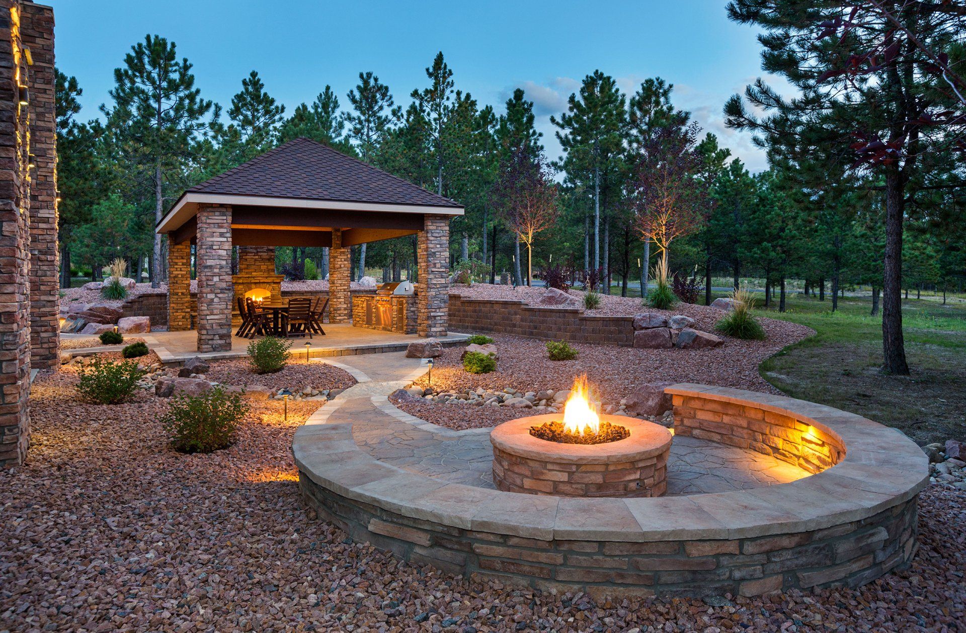 Stone patio