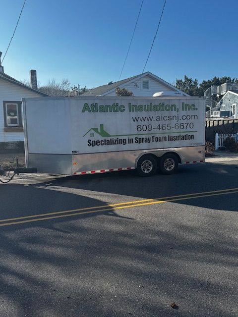 White utility truck with 