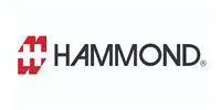 Hammond logo with red emblem and black wordmark on a white background