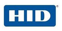 Blue HID logo with white lettering in a rounded rectangle