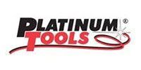 Platinum Tools logo with black text and a red swoosh on a white background