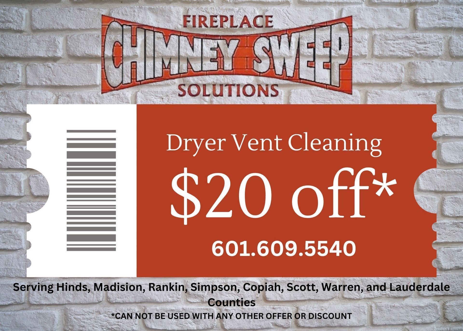 Dryer vent Cleaning Coupon