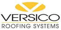 Logo for Versico Roofing Systems, featuring a yellow 