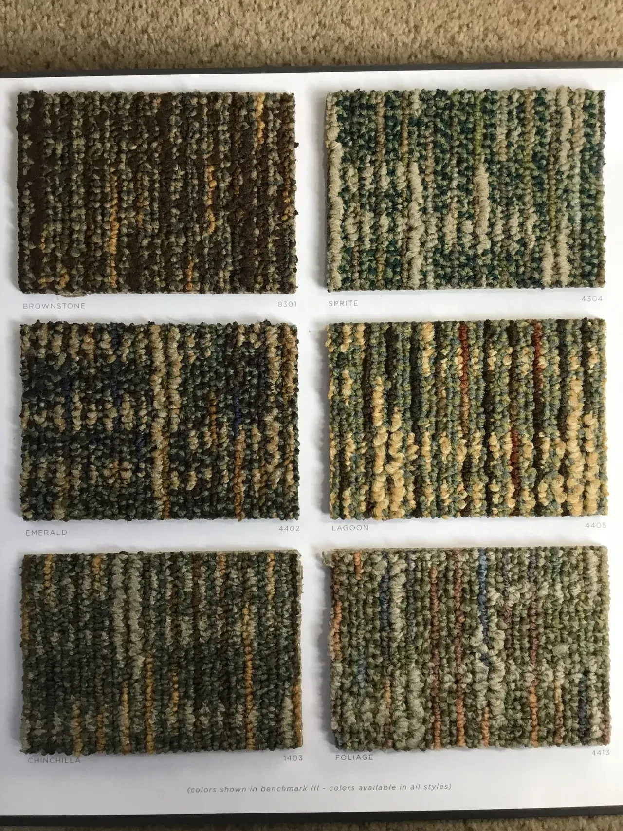 Mannington carpet floor selection