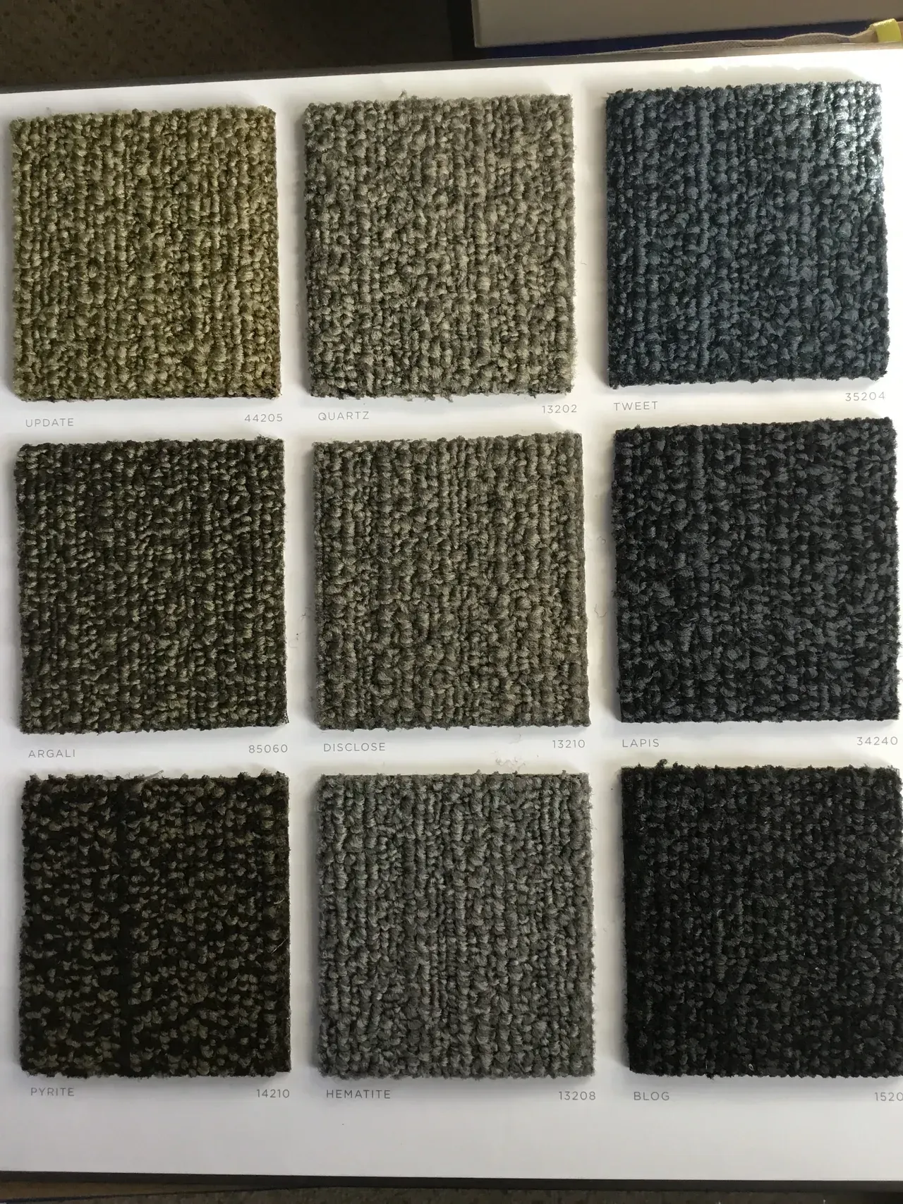 Mannington carpet floor selection