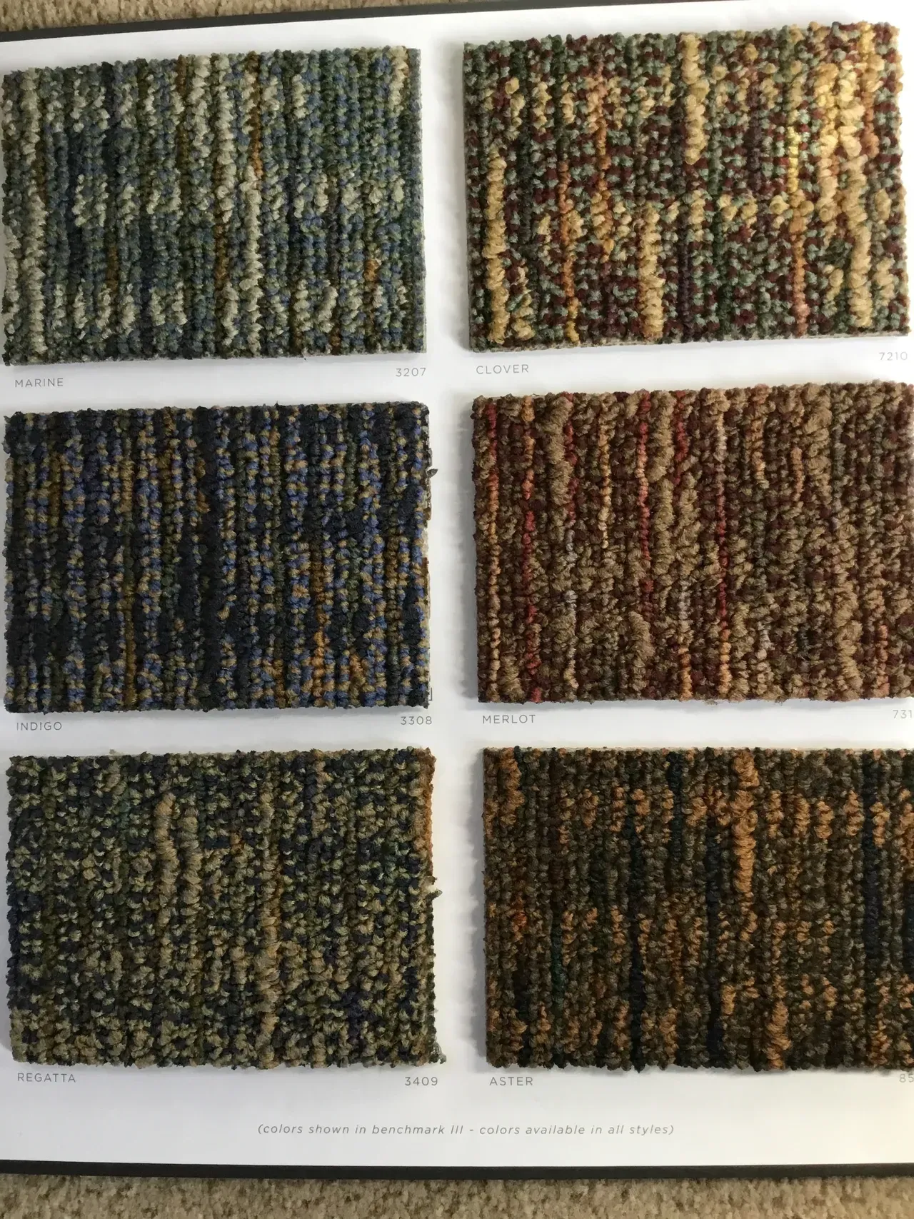 Mannington carpet floor selection