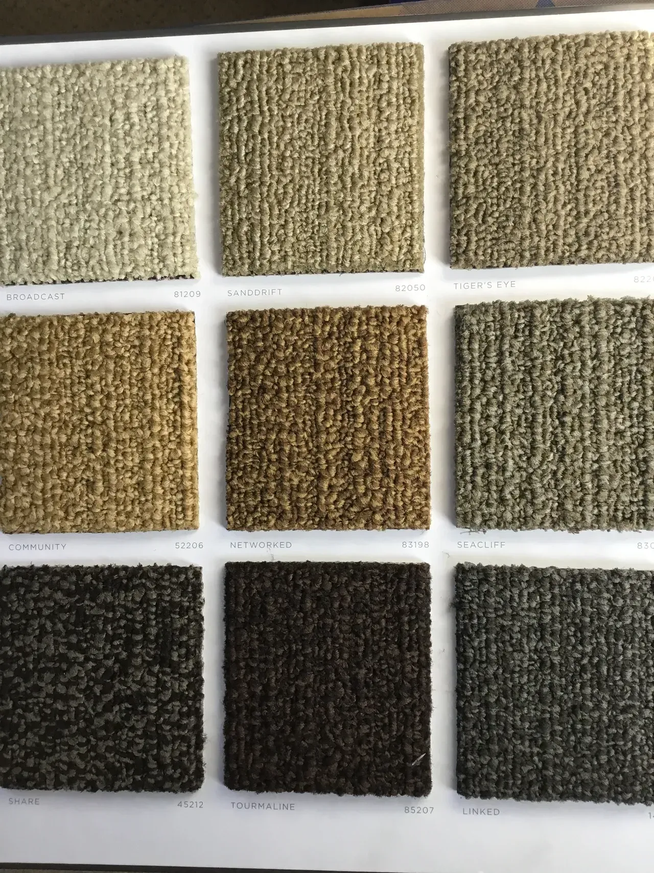 Mannington carpet floor selection