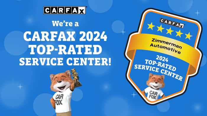 Carfax 2021 Top Rated Service Center