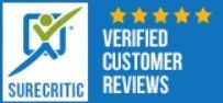 Surecritic Verified Customer Reviews Badge
