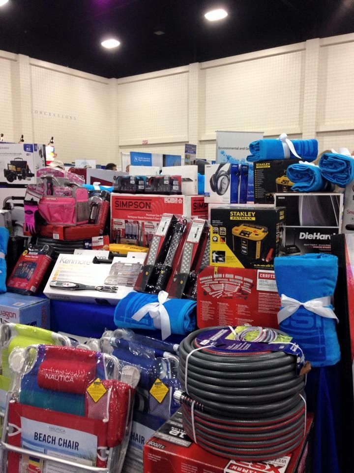 A store filled with lots of items including a dewalt drill