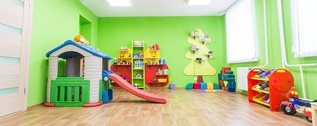 play room of a day care
