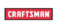 Craftsman logo in white text on a red rectangular background
