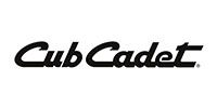 Cub Cadet logo in black script on a white background
