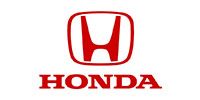 Honda logo in red on a white background