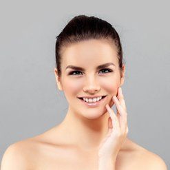 Beautiful woman smiling