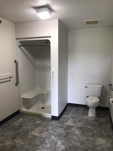 white interior bathroom