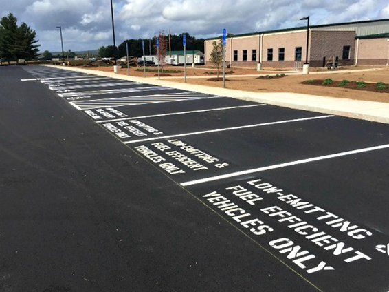 Specific parking lot