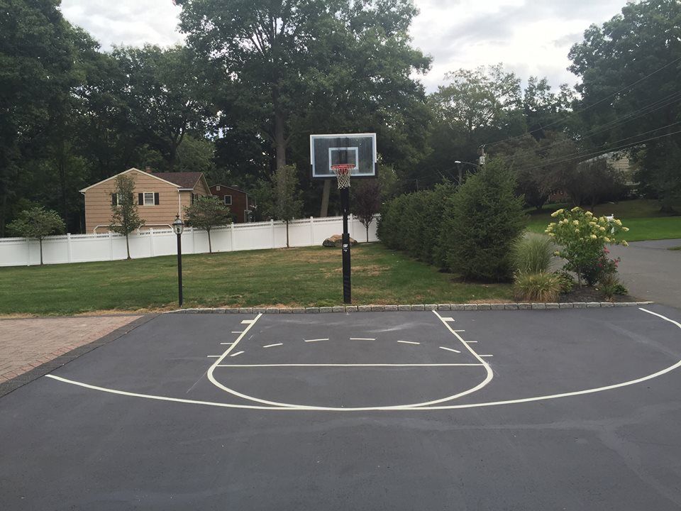 Half Court Basketball court