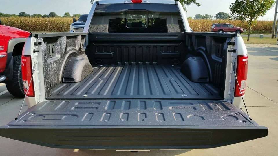 Spray-on bed liner