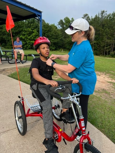 Disabled kid ok tryke