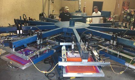 screen printing machines
