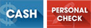 Cash, Personal Check ,Long Term Insurance