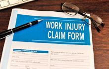 Work injury claim form