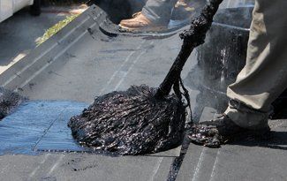 Tar roofing