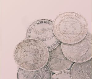different old coins
