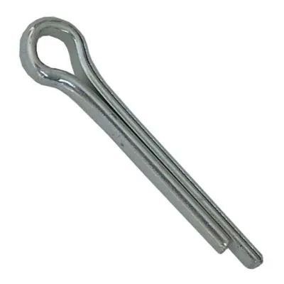 Silver metal cotter pin with split prongs