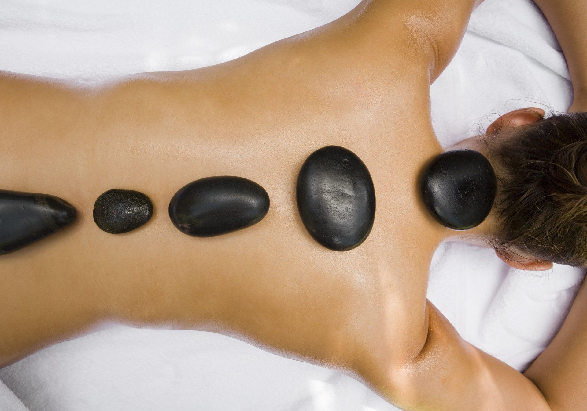 Hot stone therapy