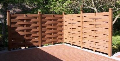 Wood fences