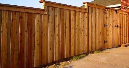 Wood fences