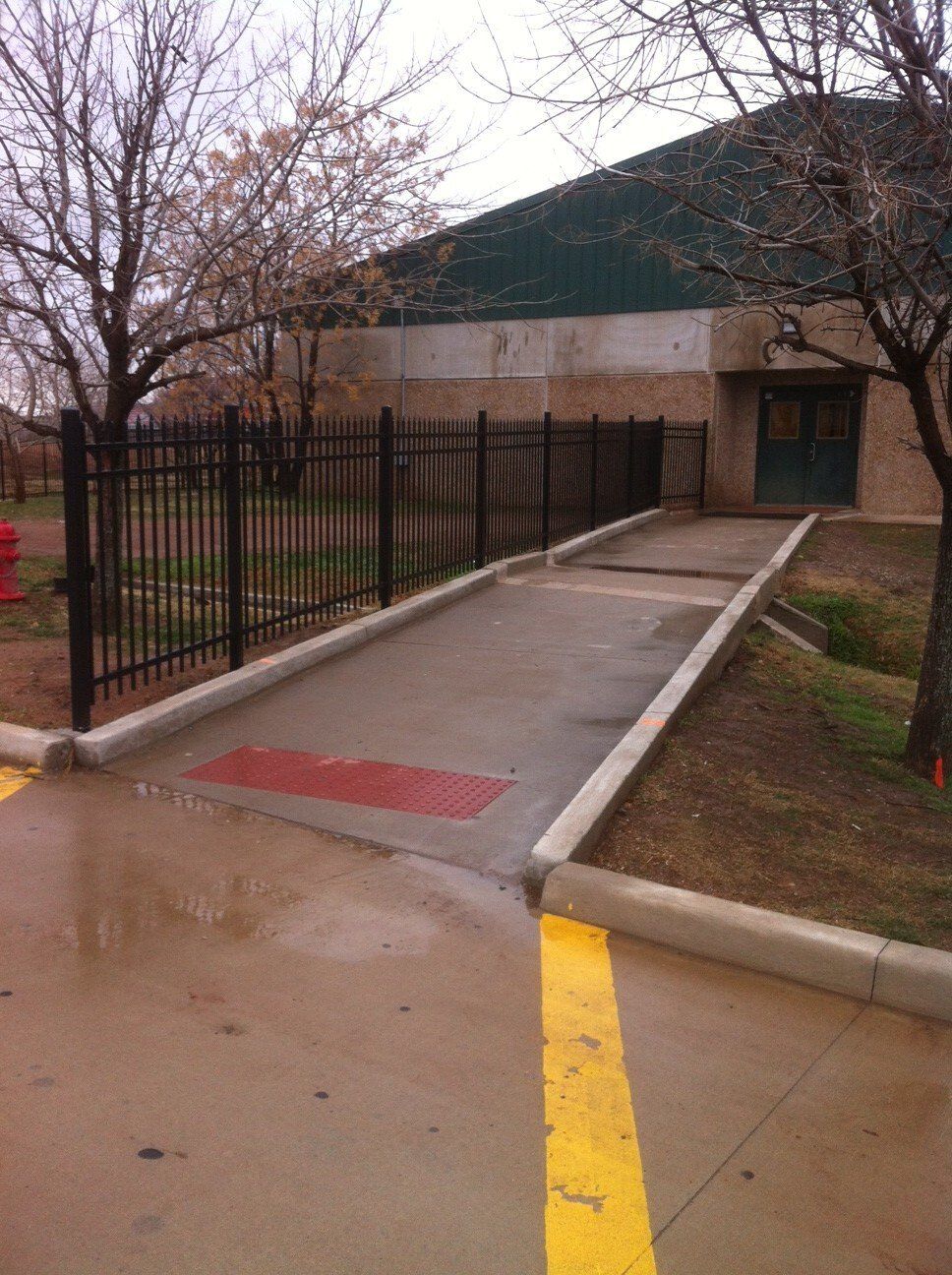 Wrought iron fencing