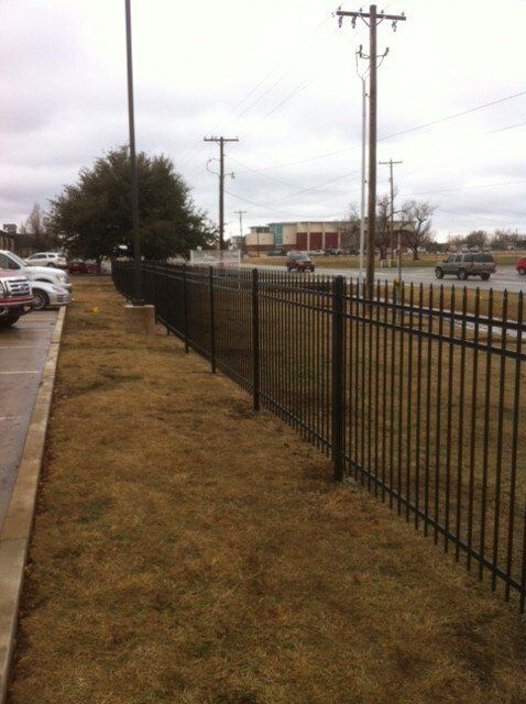 Wrought iron fencing