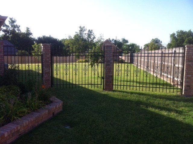 Wrought iron fencing