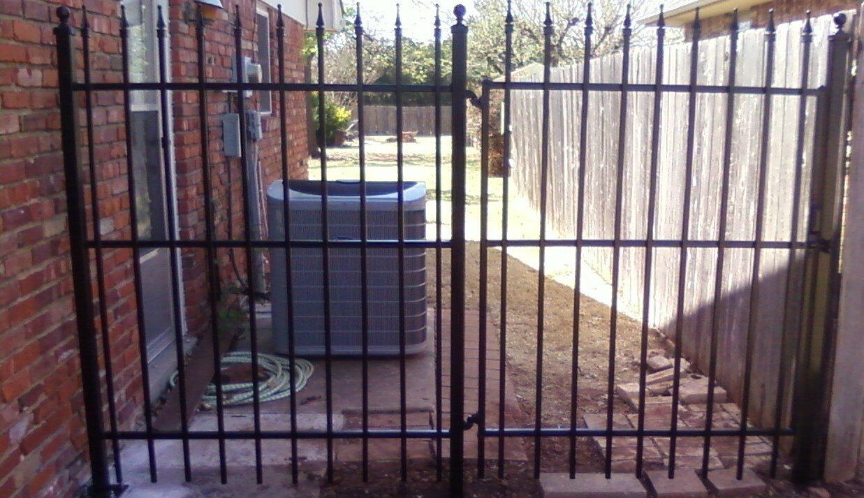 Wrought iron fencing