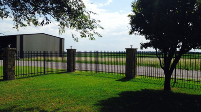 Wrought iron fencing