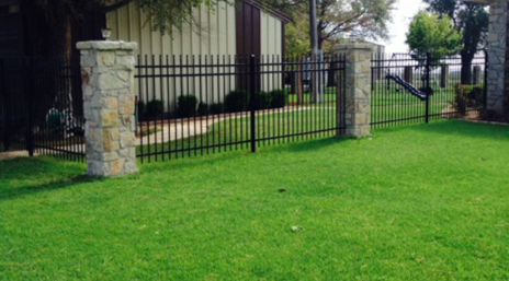 Wrought iron fencing