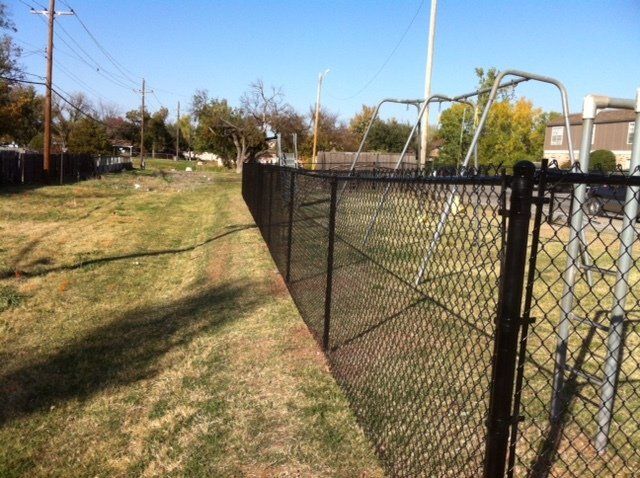 Chain link fences
