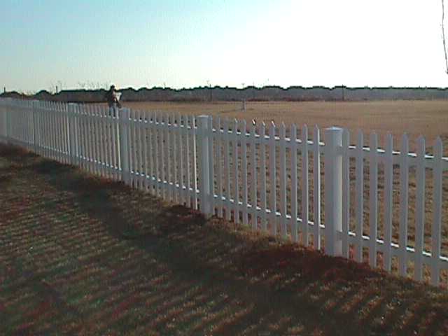 Vinyl fence