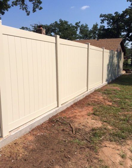 Vinyl fence