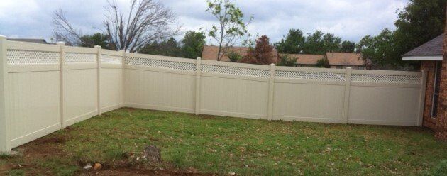 Vinyl fence