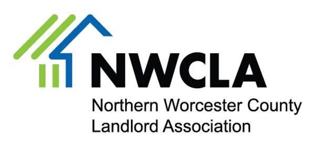 NWCLA logo with green and blue house roof icon and text “Northern Worcester County Landlord Association”