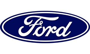 Ford logo: Blue oval with white 