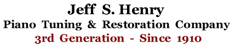 Jeff S. Henry Piano Tuning & Restoration Company logo